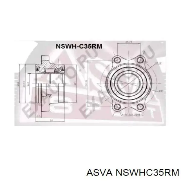 Подшипник задней ступицы N471N28 NPS