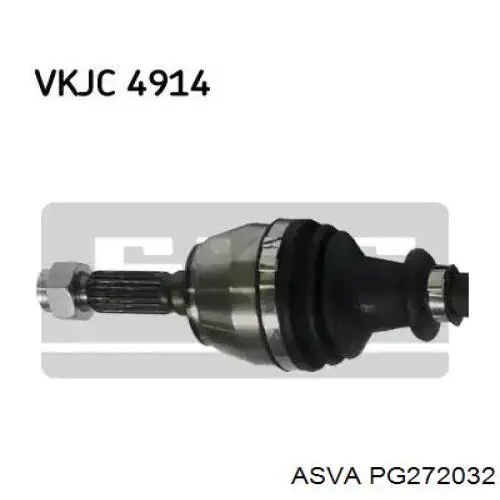 Правая полуось PG272032 Asva