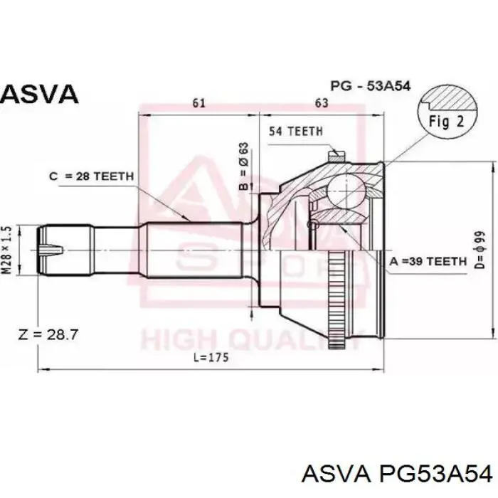 ШРУС наружный Expert Line C908A