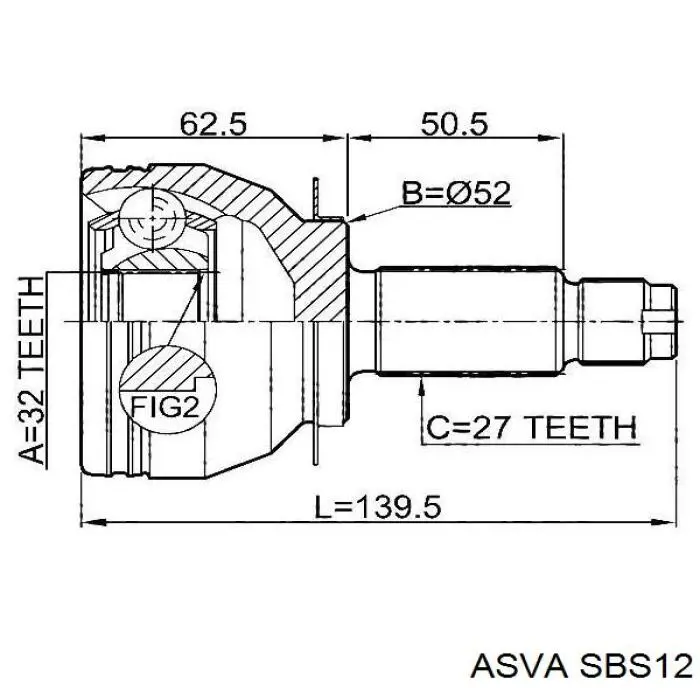 SBS12 Asva Наружная граната