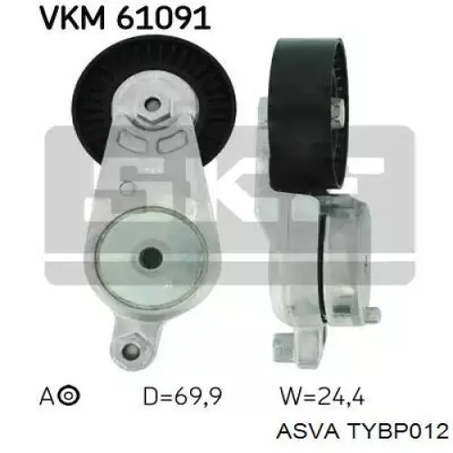 Натяжной ролик TYBP012 Asva