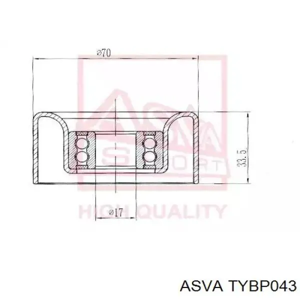 Натяжной ролик TYBP043 Asva