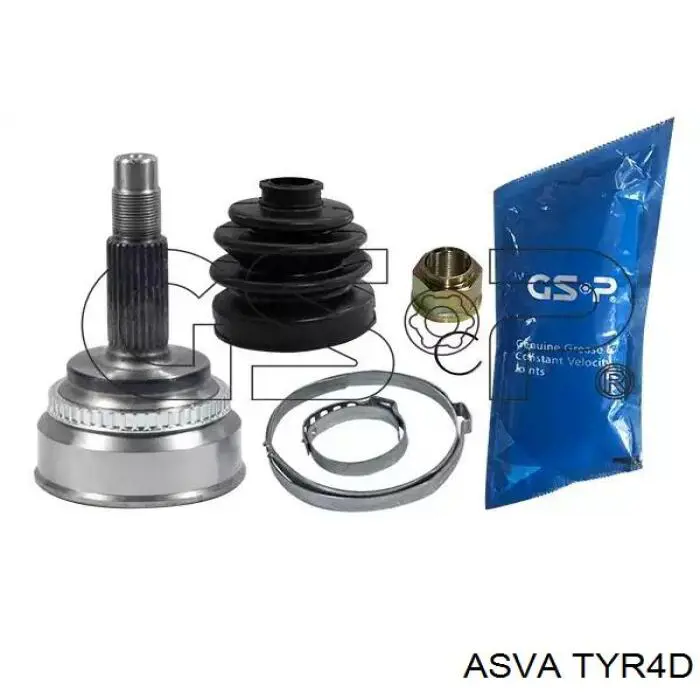 TYR4D Asva Полуось передняя левая