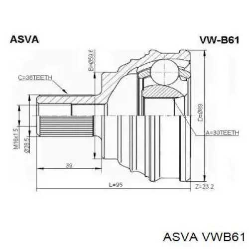 Граната колесная Asva VWB61 цена, от 25.72 USD