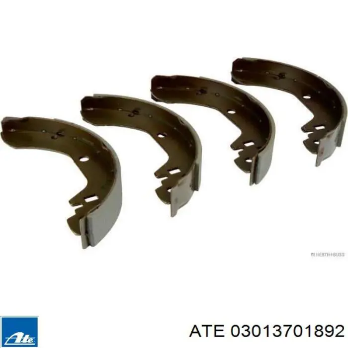 Задние барабанные колодки ADN14105 Blue Print