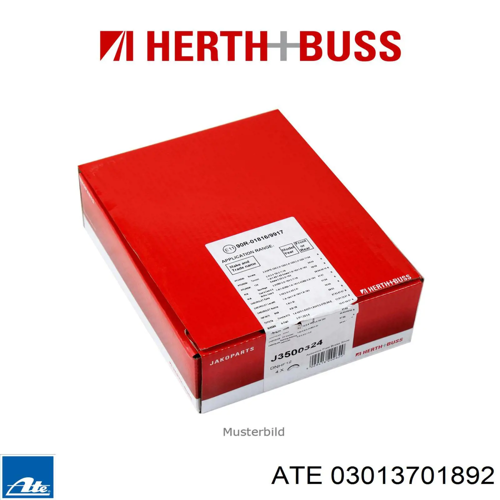 Барабанные колодки Blue Print ADN14105