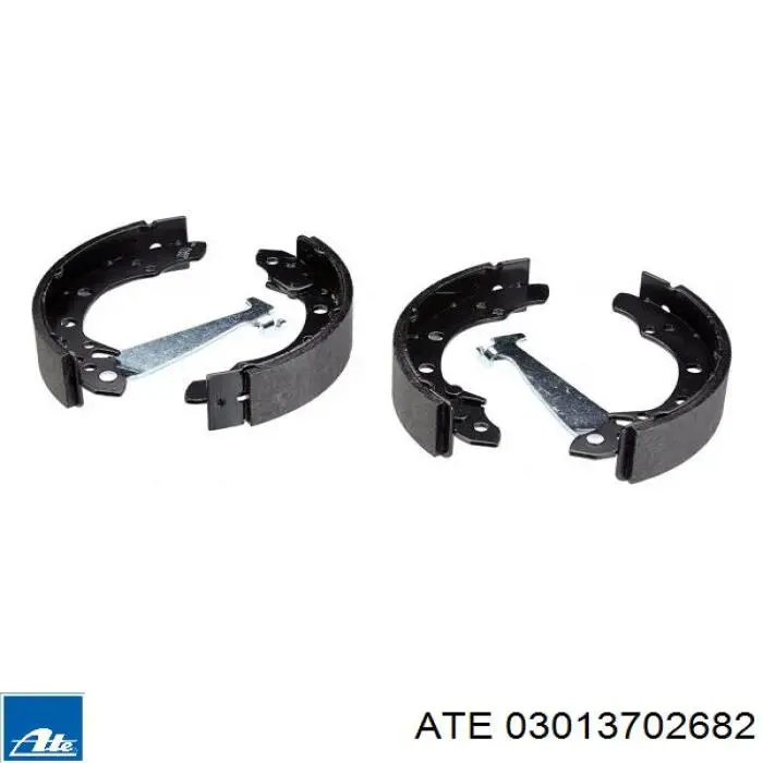 Задние барабанные колодки 03013702682 ATE