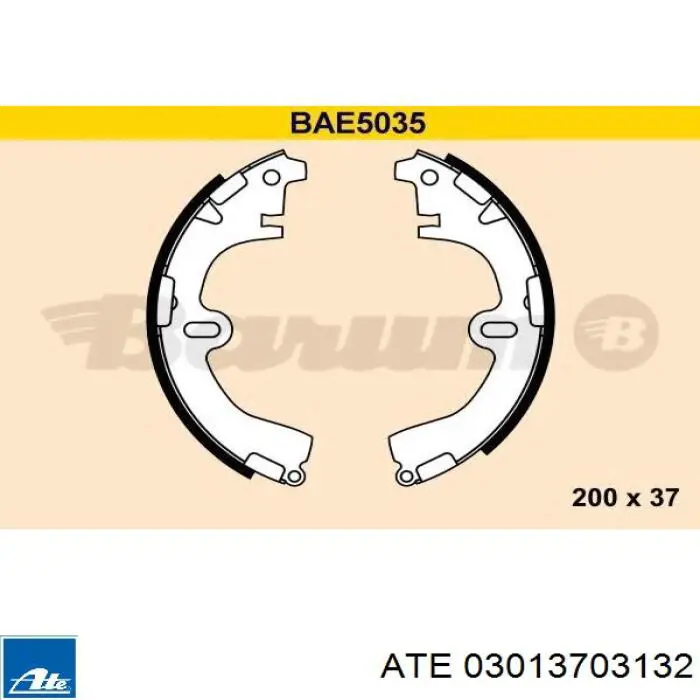 Барабанные колодки ATE 03013703132
