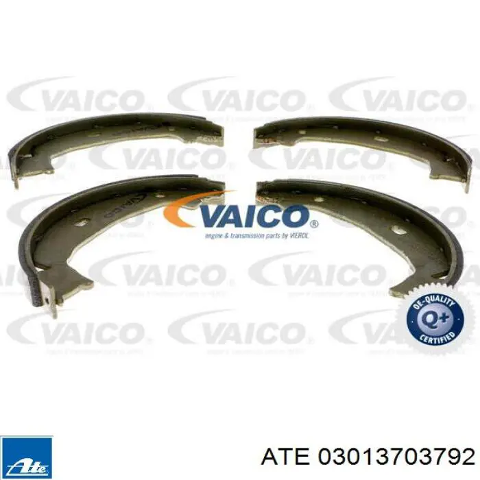 Тормозные колодки стояночного тормоза ATE 03013703792 цена, от 31.04 USD