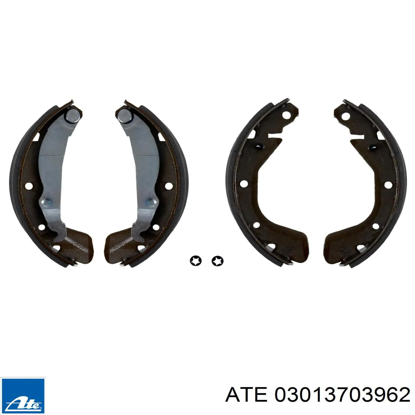 Задние барабанные колодки 986487614 Bosch