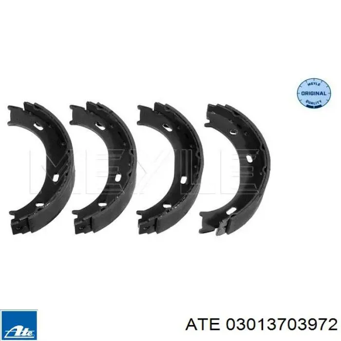 Колодки стояночного тормоза ATE 03013703972