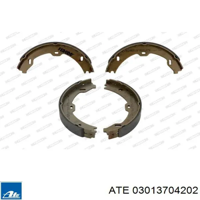 Тормозные колодки стояночного тормоза ATE 03013704202 цена, от 27.09 USD