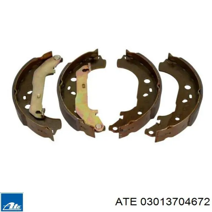 03013704672 ATE Барабанные тормозные колодки