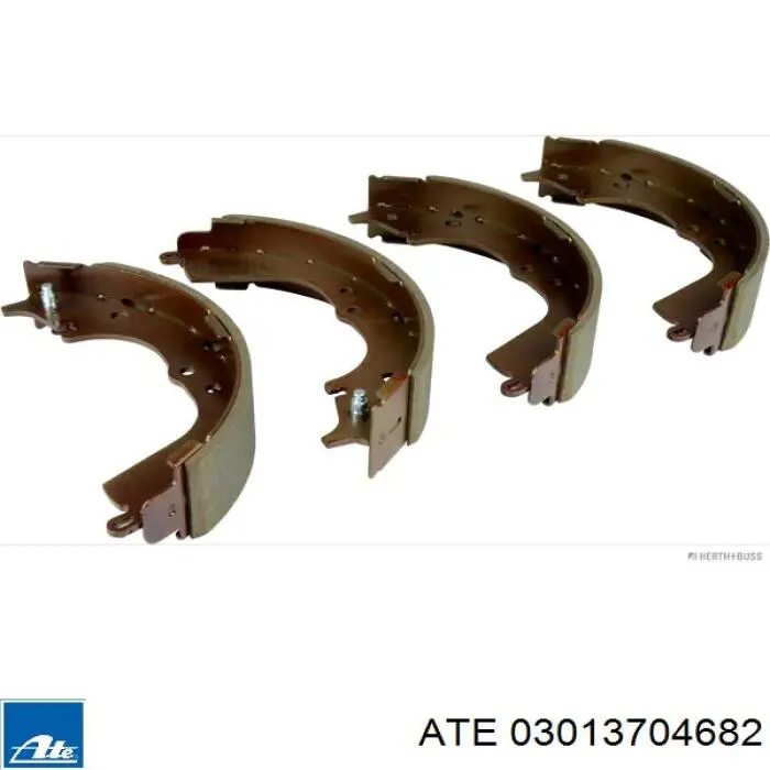 Задние барабанные колодки 03013704682 ATE