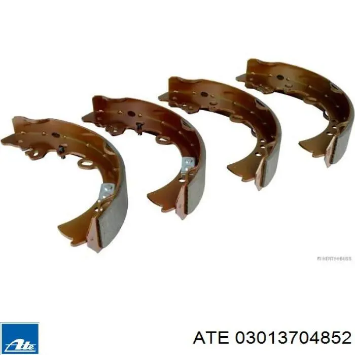 03013704852 ATE Барабанные тормозные колодки