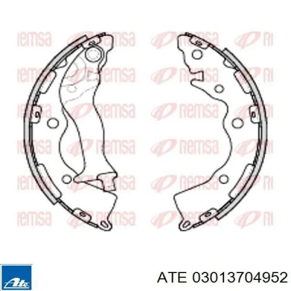 Барабанные колодки ATE 03013704952
