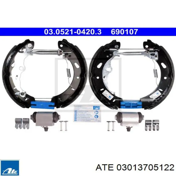 Барабанные колодки ATE 03013705122