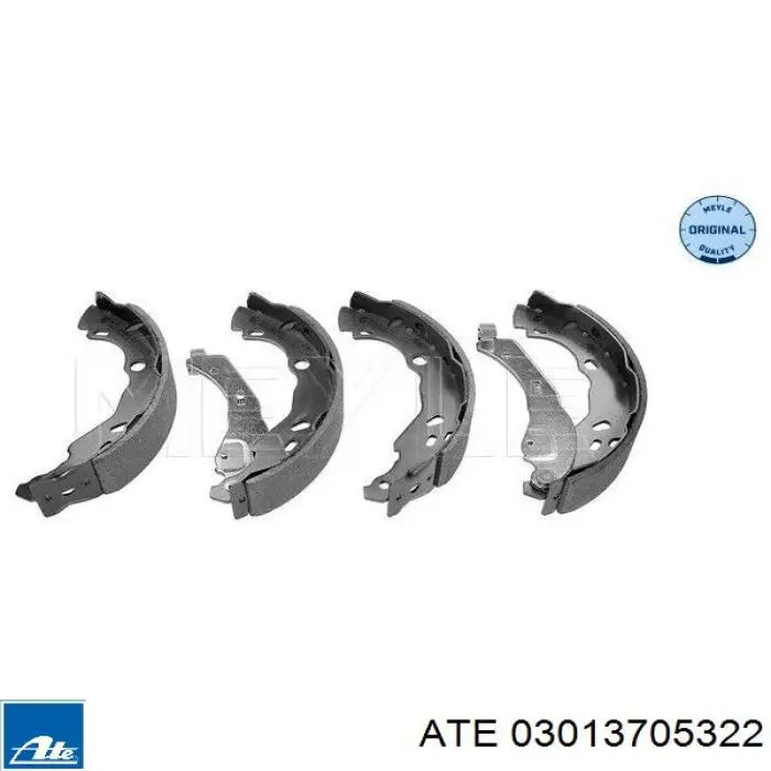 Задние барабанные колодки 03013705322 ATE