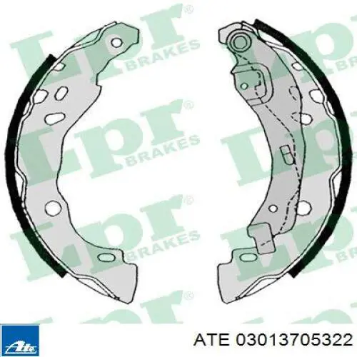Барабанные колодки ATE 03013705322