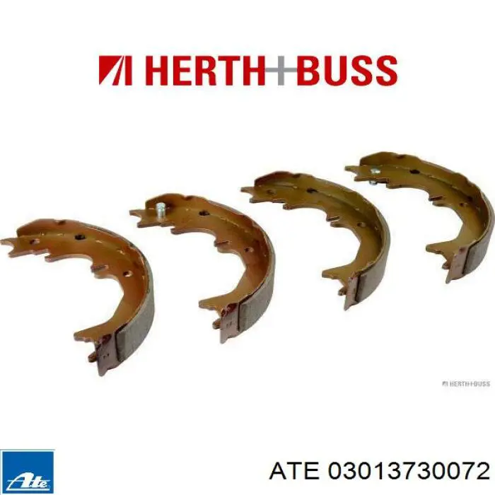 Колодки стояночного тормоза ATE 03013730072