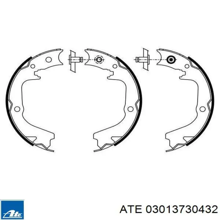 Колодки ручника LS2170 Delphi