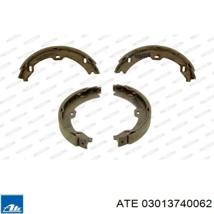 Колодки стояночного тормоза ATE 03013740062