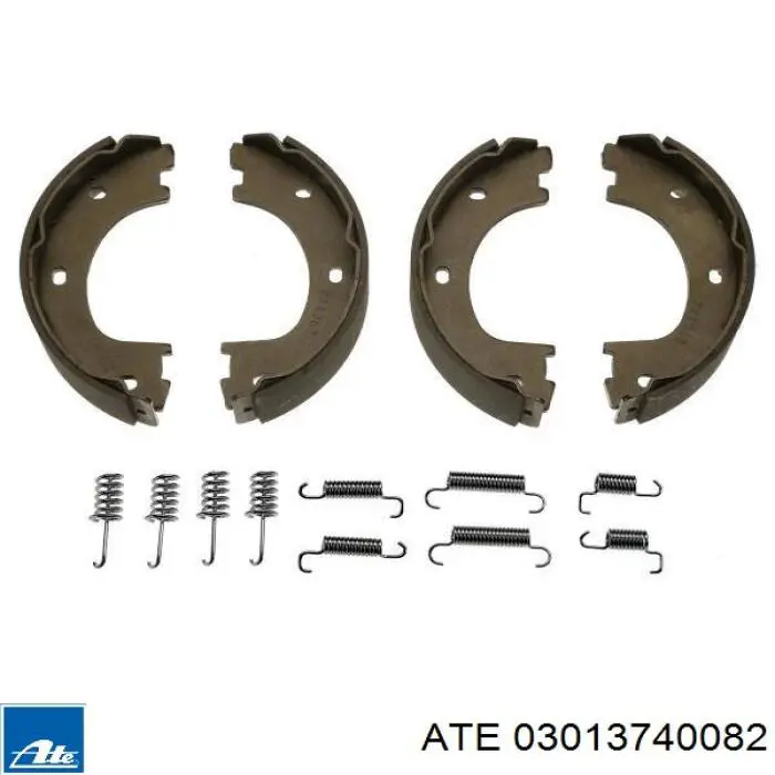 Колодки ручника 03013740082 ATE