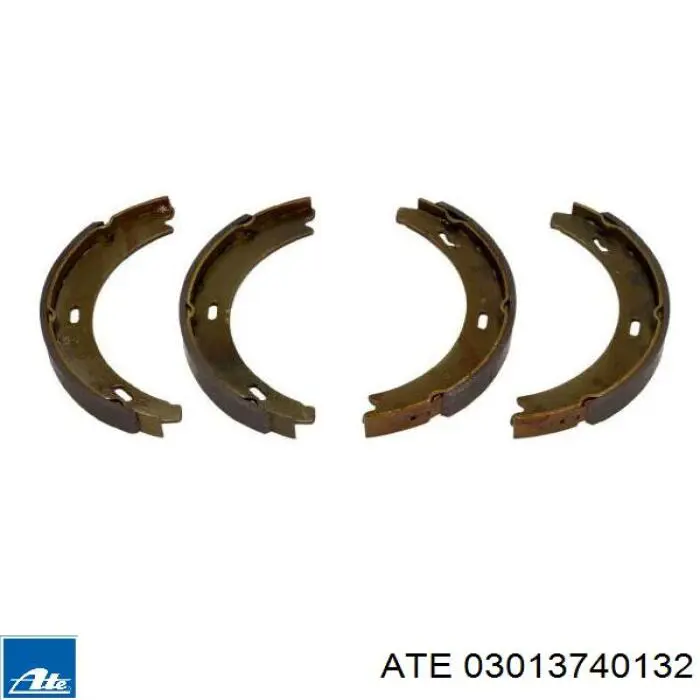 Тормозные колодки стояночного тормоза ATE 03013740132 цена, от 11.49 USD