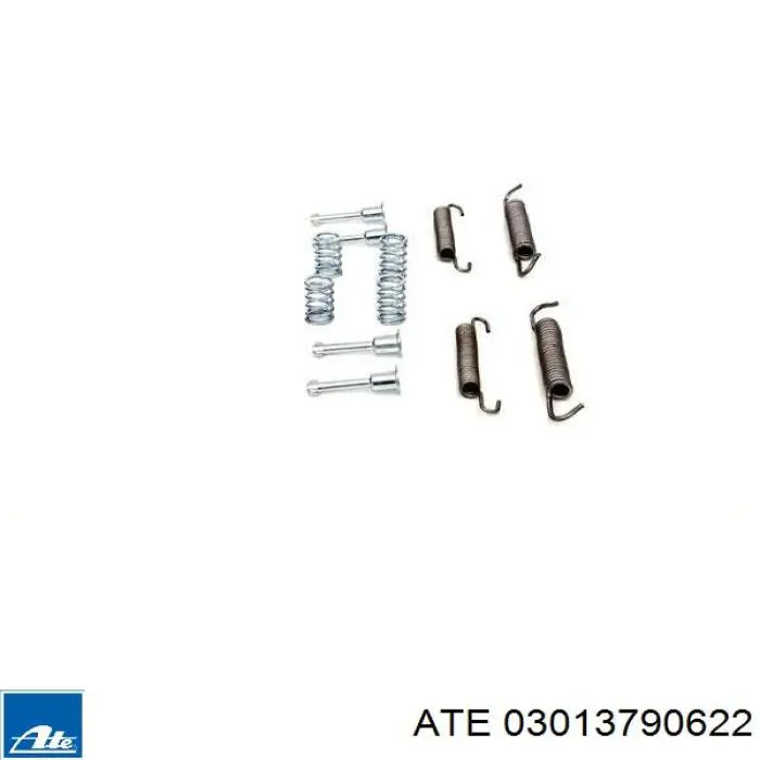 Установочный комплект задних барабанных колодок ATE 03013790622 цена, от 9.07 USD
