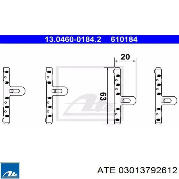 Купить 5040704 Autotechteile Монтажный комплект задних барабанных колодок
