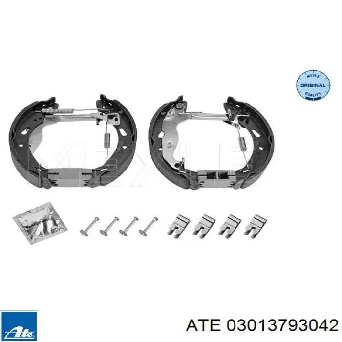 Установочный комплект задних барабанных колодок Ford 1550203 цена, от 7.94 USD