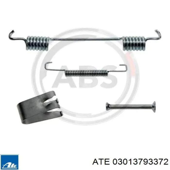 Ремкомплект тормозов задних ATE 03013793372