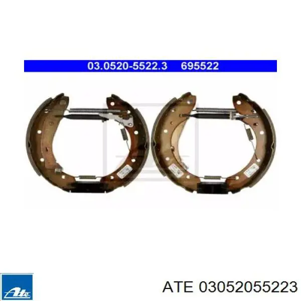 H68062 Brembo Барабанные тормозные колодки