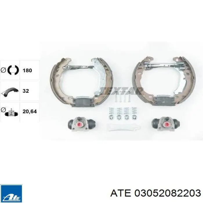 Барабанные колодки Delphi KP1091