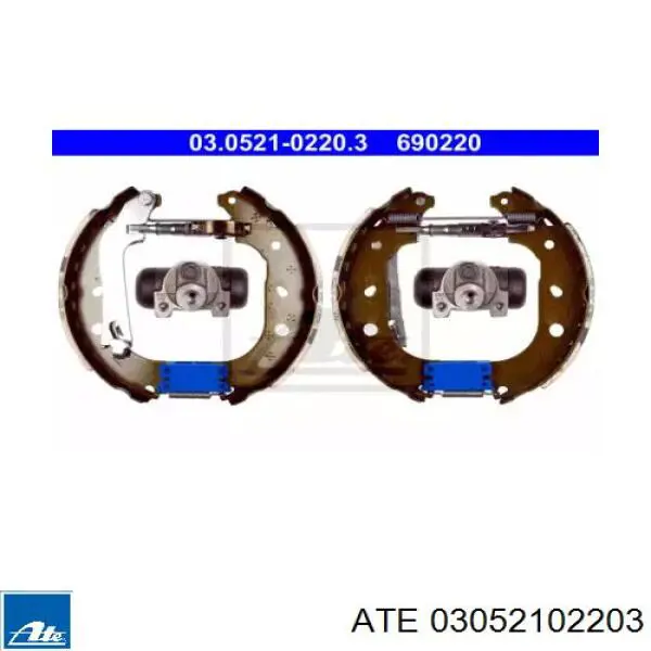 Купить K23059 Brembo Задние барабанные тормозные колодки
