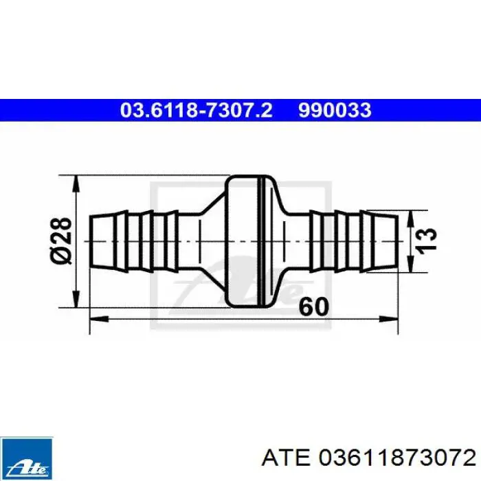  ATE 03611873072 цена, от 25.36 USD
