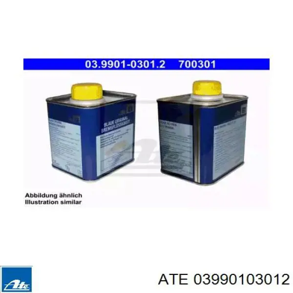 Тормозуха ATE 03990103012 цена, от 8.21 USD