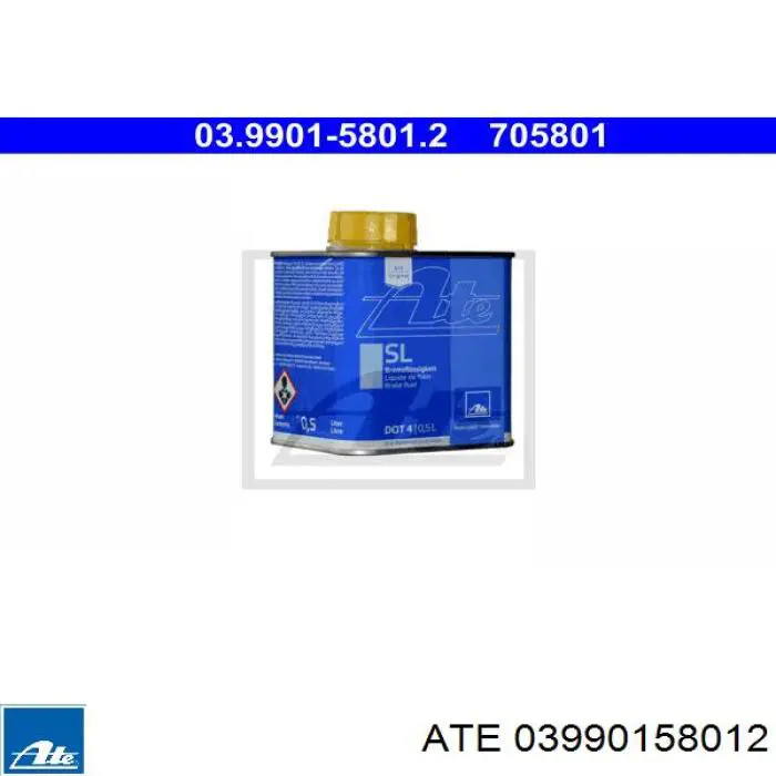 Купить 03990158012 ATE Тормозная жидкость