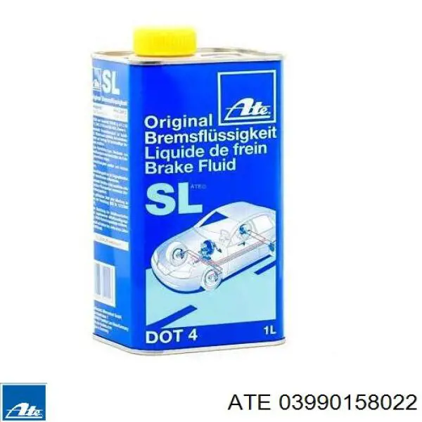 Жидкость тормозная ATE Brake Fluid SL DOT 4 1 л (03990158022)