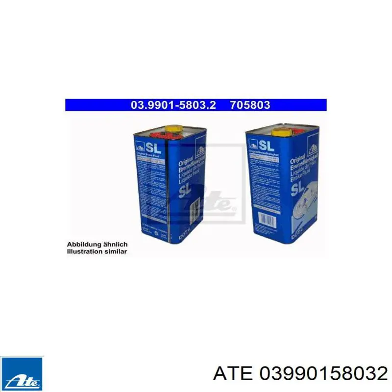 Тормозуха ATE 03990158032 цена, от 36.15 USD