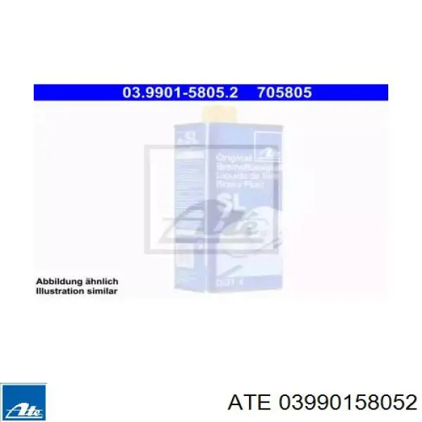 Жидкость тормозная ATE 03990158052