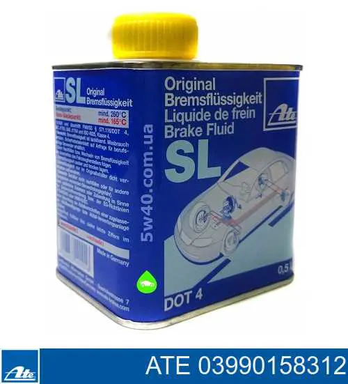 Тормозуха ATE 03990158312 цена, от 6.12 USD