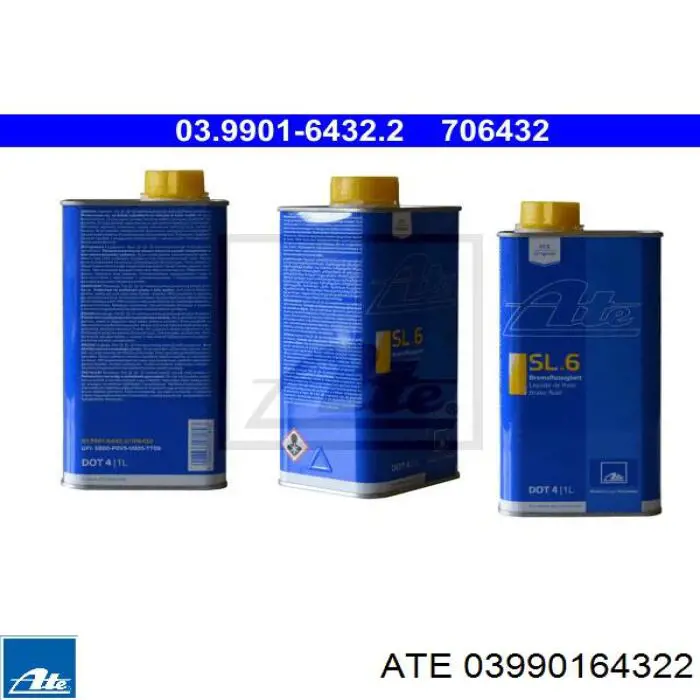 Жидкость тормозная ATE (03990164322)