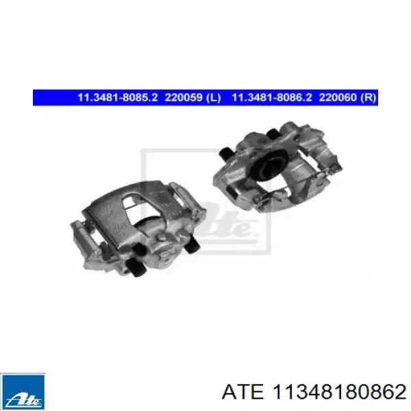 Суппорт тормозной передний правый 11348180862 ATE