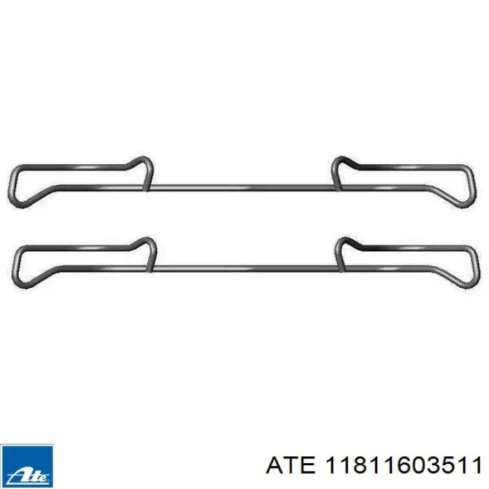 Conjunto De Muelles Almohadilla Discos Delanteros 11811603511 ATE