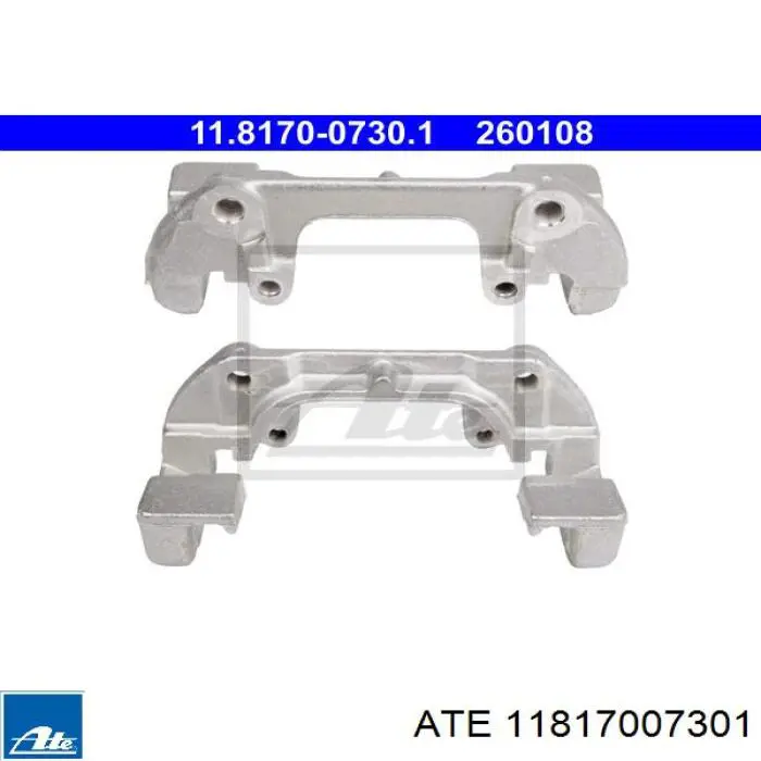 Скоба тормозного суппорта переднего 11817007301 ATE