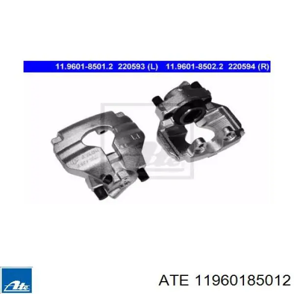 Суппорт тормозной передний левый 11960185012 ATE
