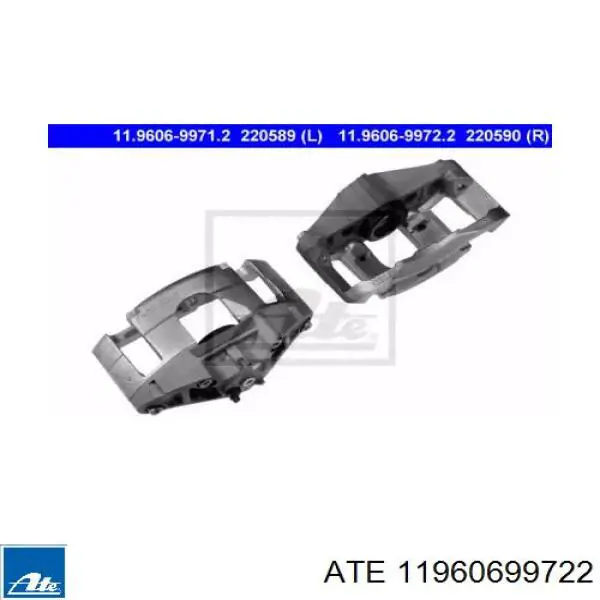 Суппорт тормозной передний правый BHS1388E TRW