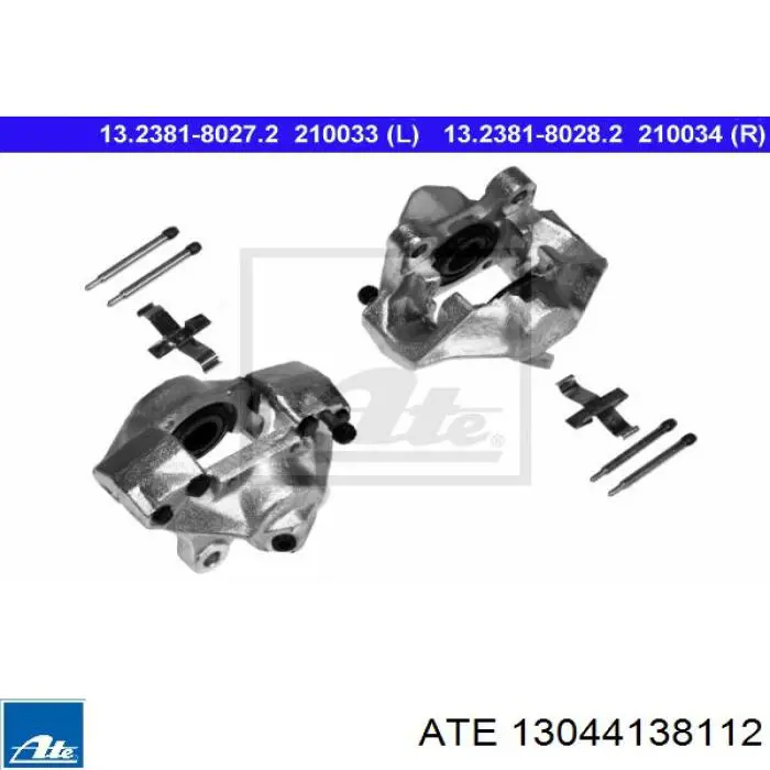 Ремкомплект суппортов ATE 13044138112 цена, от 6.06 USD