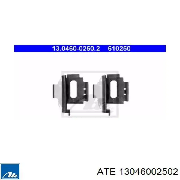 Комплект пружинок крепления дисковых колодок передних ATE 13046002502